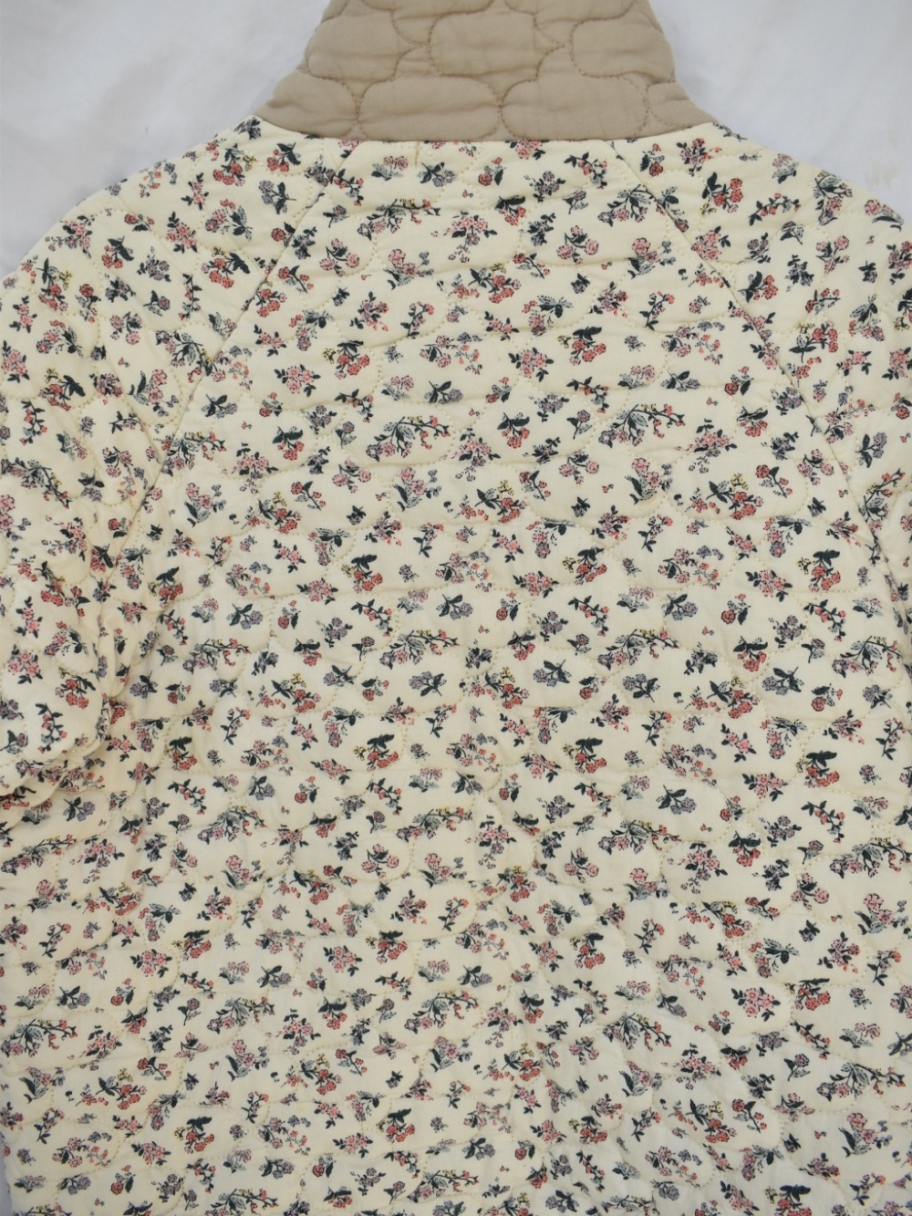 Anthropologie Cottagecore Mable Floral 100% Cotton Quilted Jacket size Medium - Picture 3 of 5